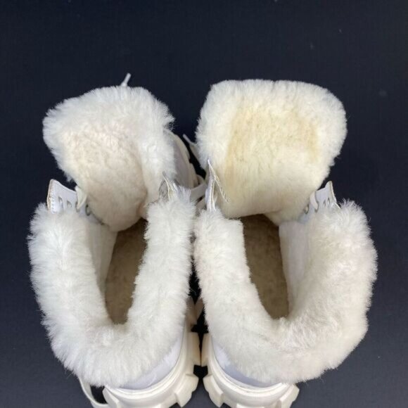 Women's brooke boot Cloud Nine with sheepskin in white size 8 style CNS 174 - Picture 12 of 15